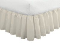 Fresh Ideas Ruffled 14" Drop Bedskirt - Ivory